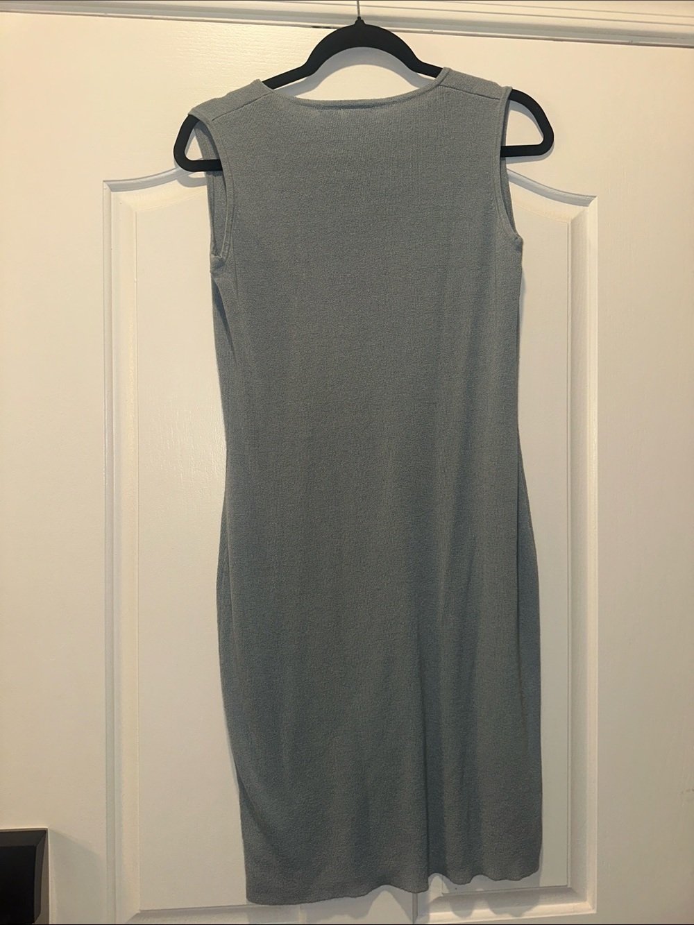 Merona Sleeveless V-Notch Knit Mini Dress in Light blue size Large - Picture 3 of 6